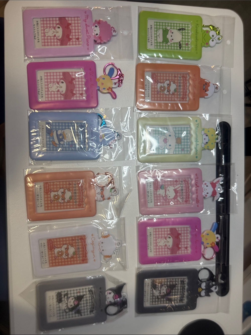 Cute Multicolor Cartoon ID BADGE HOLDERS/ key chain - Pack of Assorted Colors